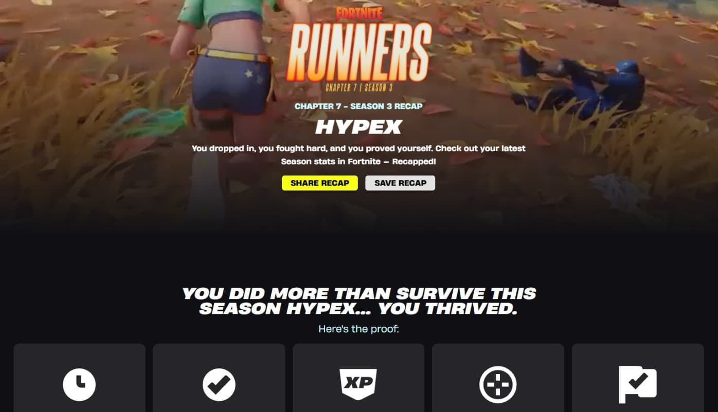 What is Fortnite Recap? New Look at the Website Joining the ‘Wrapped’ Trend