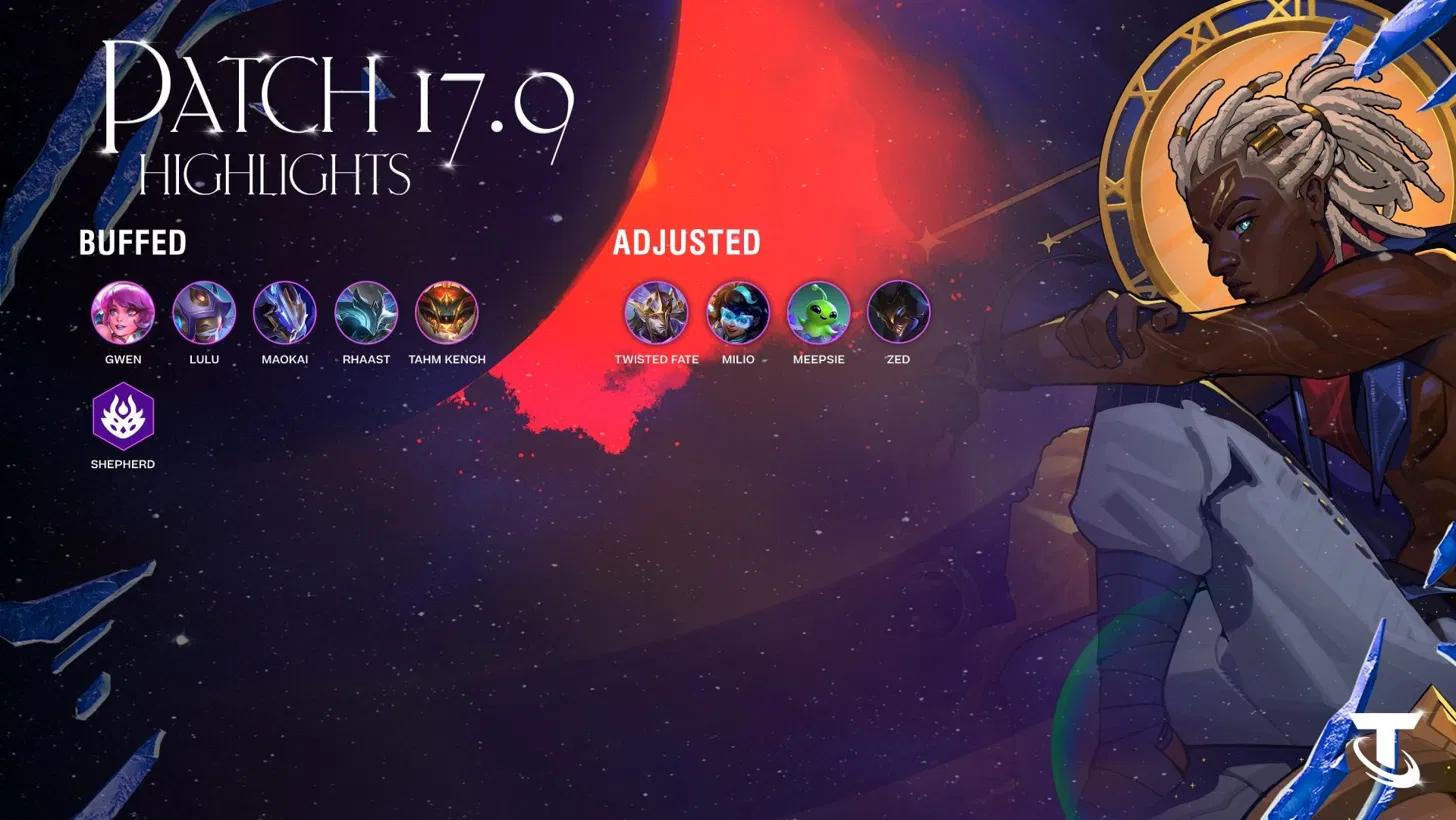 TFT Patch 17.9 Notes: Rhaast Hits Triple Damage, Milio Gets Scary, and Space Gods Signs Off