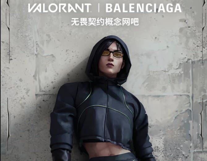 A VALORANT x Balenciaga Collab for Champions Shanghai Turns Viper Into a Fashion Icon